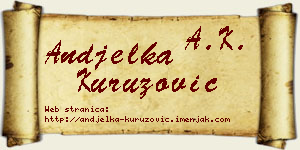 Anđelka Kuruzović vizit kartica